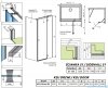 Radaway Torrenta KDJ kabina prysznicowa 95x120 prawa przejrzyste wspornik krzyżowy 133295-01-01R/1330120-01-01